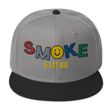 Load image into Gallery viewer, Smoke & Let Go Snapback Hat