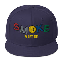 Load image into Gallery viewer, Smoke & Let Go Snapback Hat