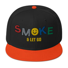 Load image into Gallery viewer, Smoke & Let Go Snapback Hat