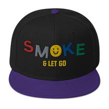 Load image into Gallery viewer, Smoke & Let Go Snapback Hat