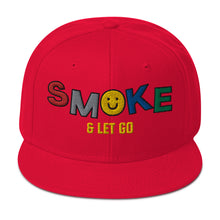 Load image into Gallery viewer, Smoke & Let Go Snapback Hat