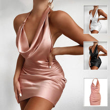 Load image into Gallery viewer, Sleeveless Backless Mini Dress