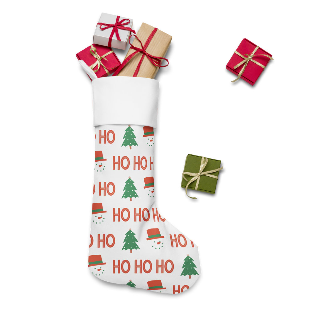 HO HO HO Christmas Stocking