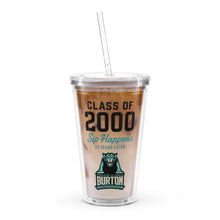 Load image into Gallery viewer, Sip Happens 25 years later Clear Tumbler