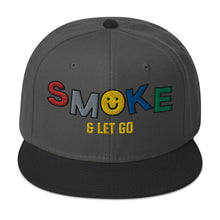 Load image into Gallery viewer, Smoke &amp; Let Go Snapback Hat