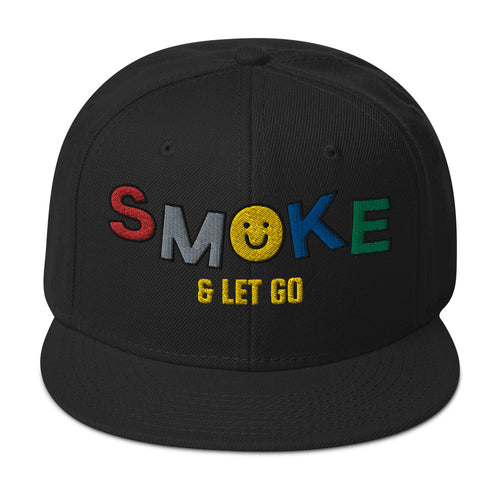 Smoke & Let Go Snapback Hat