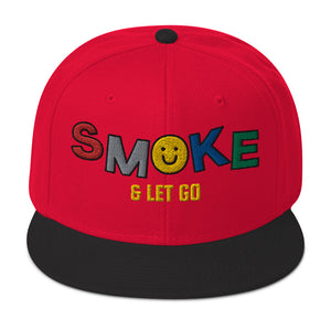 Smoke & Let Go Snapback Hat