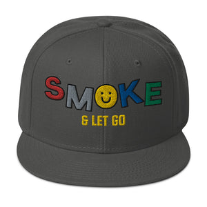 Smoke & Let Go Snapback Hat