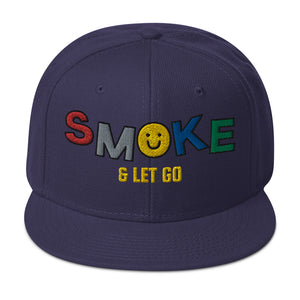 Smoke & Let Go Snapback Hat