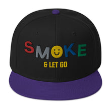 Load image into Gallery viewer, Smoke &amp; Let Go Snapback Hat
