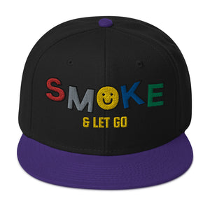 Smoke & Let Go Snapback Hat