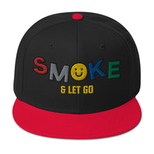 Load image into Gallery viewer, Smoke &amp; Let Go Snapback Hat