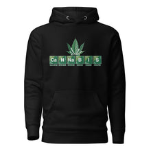 Load image into Gallery viewer, Cannabis Periodic Table Unisex Hoodie