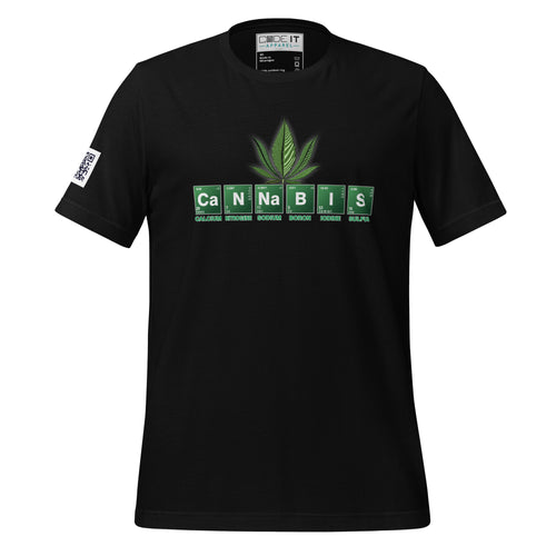 Cannabis Periodic Table Unisex t-shirt