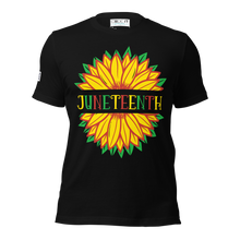 Load image into Gallery viewer, Juneteenth Sunflower Celebration Tee - Pan-African Pride Unisex t-shirt