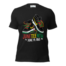 Load image into Gallery viewer, Juneteenth Sneakers Tee - June 19, 1865 Celebration Shirt Unisex t-shirt