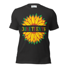 Load image into Gallery viewer, Juneteenth Sunflower Celebration Tee - Pan-African Pride Unisex t-shirt