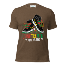 Load image into Gallery viewer, Juneteenth Sneakers Tee - June 19, 1865 Celebration Shirt Unisex t-shirt