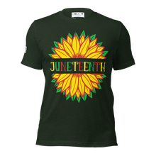 Load image into Gallery viewer, Juneteenth Sunflower Celebration Tee - Pan-African Pride Unisex t-shirt