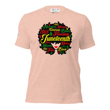 Load image into Gallery viewer, Juneteenth Afro Woman /Unisex t-shirt