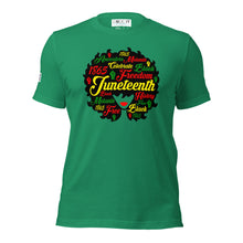 Load image into Gallery viewer, Juneteenth Afro Woman /Unisex t-shirt