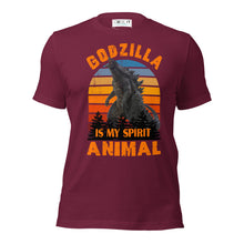 Load image into Gallery viewer, GODZILLA is my Spirit ANIMAL Unisex t-shirt