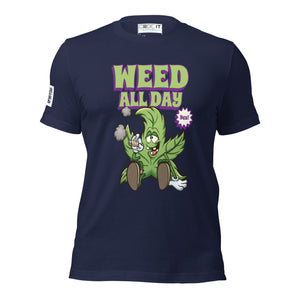 WEED ALL DAY Unisex t-shirt