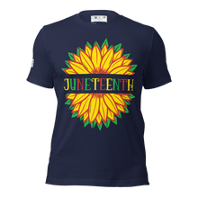 Load image into Gallery viewer, Juneteenth Sunflower Celebration Tee - Pan-African Pride Unisex t-shirt