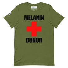 Load image into Gallery viewer, MELANIN DONOR Unisex Tee