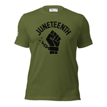 Load image into Gallery viewer, Juneteenth Fist Unisex Tee