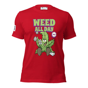 WEED ALL DAY Unisex t-shirt