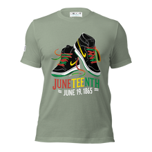 Load image into Gallery viewer, Juneteenth Sneakers Tee - June 19, 1865 Celebration Shirt Unisex t-shirt