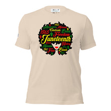Load image into Gallery viewer, Juneteenth Afro Woman /Unisex t-shirt