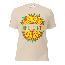 Load image into Gallery viewer, Juneteenth Sunflower Celebration Tee - Pan-African Pride Unisex t-shirt