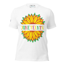 Load image into Gallery viewer, Juneteenth Sunflower Celebration Tee - Pan-African Pride Unisex t-shirt