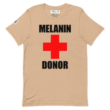 Load image into Gallery viewer, MELANIN DONOR Unisex Tee