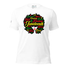 Load image into Gallery viewer, Juneteenth Afro Woman /Unisex t-shirt