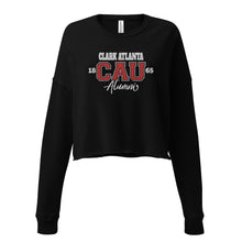 Load image into Gallery viewer, CAU Clark Atlanta Alumni* Embroidered Crop Sweatshirt