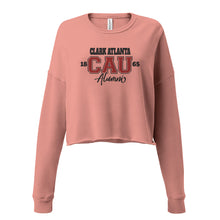 Load image into Gallery viewer, CAU Clark Atlanta Alumni* Embroidered Crop Sweatshirt