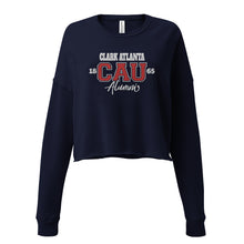 Load image into Gallery viewer, CAU Clark Atlanta Alumni* Embroidered Crop Sweatshirt