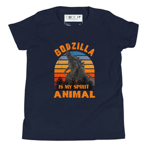 GODZILLA is my Spirit ANIMAL Youth T-Shirt